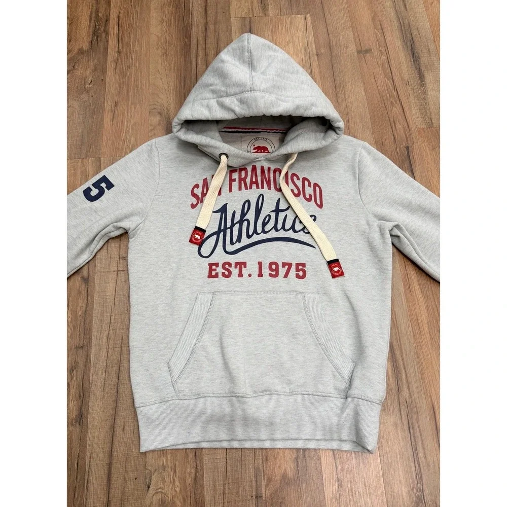 San Francisco Athletics‎ Kids Hoodie Gray California Citywear Est 1975 Youth S